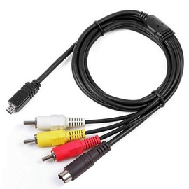 FocalTop AV A/V Audio Video TV Cable/Cord/Lead for Sony Handycam MHS-PM5/v/e/g Camcorder