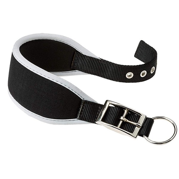 Ferplast Ergocomfort Dog Collar Greyhound Collar Soft Padding Silver