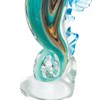 Beachcombers Multi Color Glass Seahorse Figurine Blue