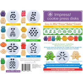 Press Pals Two 8 Disk Set for Cookie Presses
