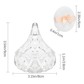3 Pcs Body Powder Puff and Powder Container Dish Powder Puff Crystal Container Face Body Powder Puff for Women Matsuko Shape