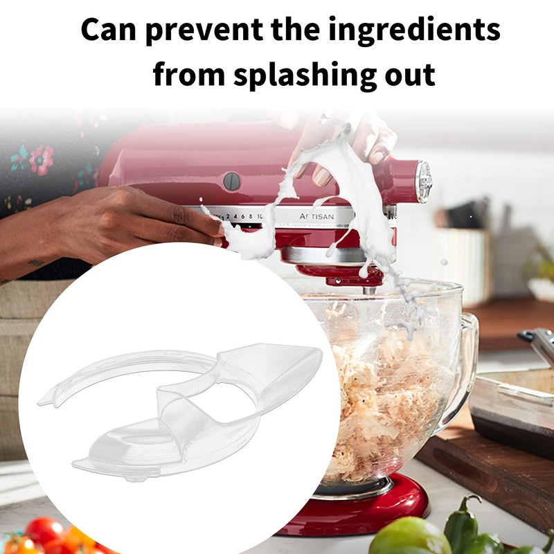 Pouring Shield Splashing Cover Guard ABS Mixing Bowl Chute Replacement