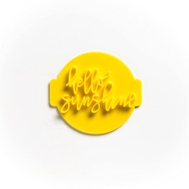 The Cookie Cutter Hub Hello Sunshine Embosser No 93/Sello para magdalenas, fondant, arcilla glaseada, decoración para hornear