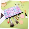 Mikinona Digital Print Makeup Bag Stylish Toiletry Organizer with Unique