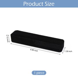 Velvet Necklace Box,Rectangle Jewelry Gift Bracelet Boxes for Necklace Display,Jewelry Storage Case,Elegant Velvet Black Gift Boxes,for Engagement,Wedding,Birthday,Presents,and Special Occasion Gifts