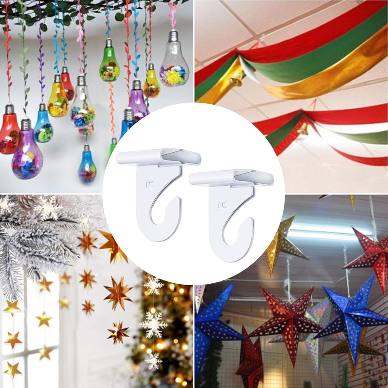 INCREWAY Drop Ceiling Hooks, 20 Pcs High Strength Metal Ceiling
