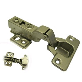 Hnfshop Dia 1.6"/40mm European Style Hydraulic Soft-close Half Overlay Hinge for Cabinet Kitchen Cupboard Door