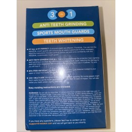 Reazeal Mouth Guard for Grinding Teeth: 4 Pack Moldable Sleeping Nightguard One Size