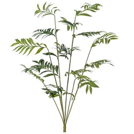 Vickerman Everyday 4' Artificial Green Parlour Palm - Faux Indoor Potted Palm Tree - Decorative Palm Tree - 261 Leaves - Full and Vibrant Tree -Realistic Looking Tree