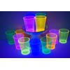 DIRECTGLOW LLC 100ct Blacklight Reactive 10oz Party Cups + 5