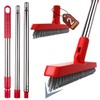 ITTAHO 2 Pack Grout Brush with Long Handle, Swivel Cleaning