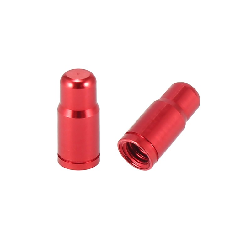 X AUTOHAUX 2pcs Type Valve Caps Dust Covers for Bicycle