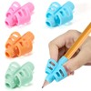Pencil Grip (5 Counts), Silicone Pencil Grip without Pencil, Writing