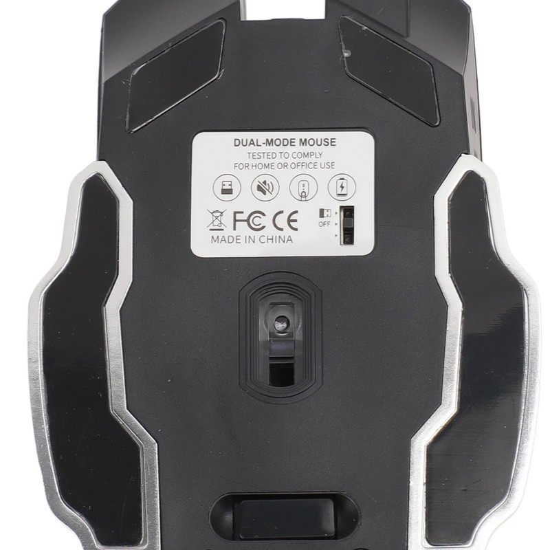 2.4GHz Wireless BT Mouse Dual Mode Silent Easy Operation Ergonomic