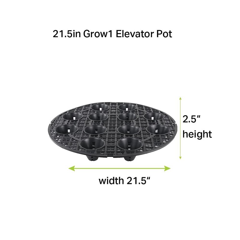 Grow1 21.5-Inch Pot Elevators for Plants (6-Pack)