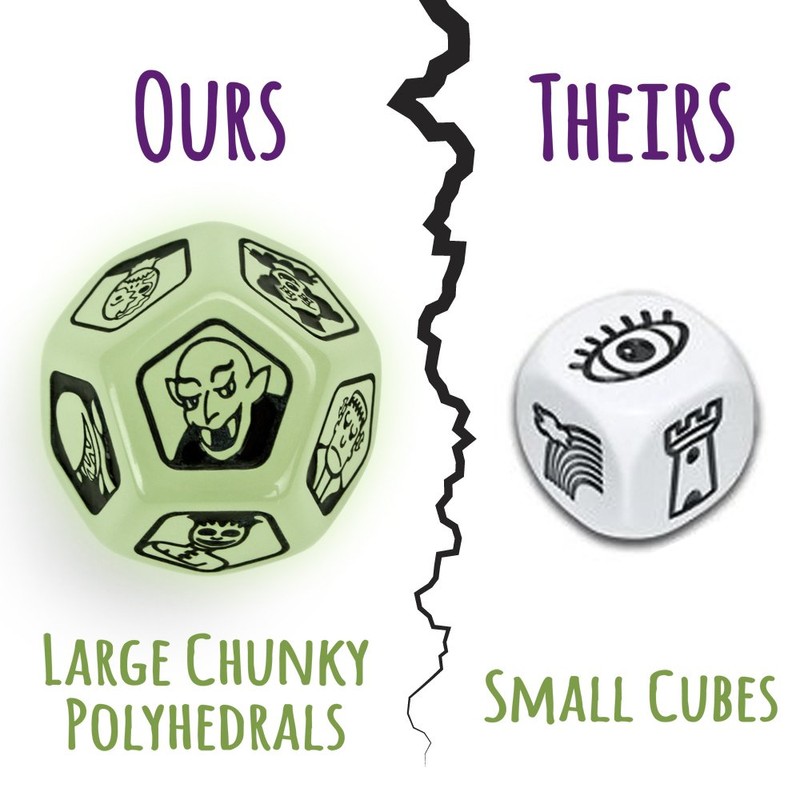 Story Time Dice: Scary Tales - Glows in The Dark