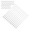 12 Pack Tension Rods for Windows 28 to 48 Inch