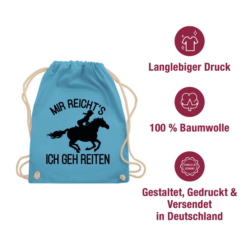 Shirtracer - Gym Bag Backpack - Horses - Bags -