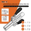 SHOWMEMY Grease Gun Coupler with 12" Grease Gun Hose &