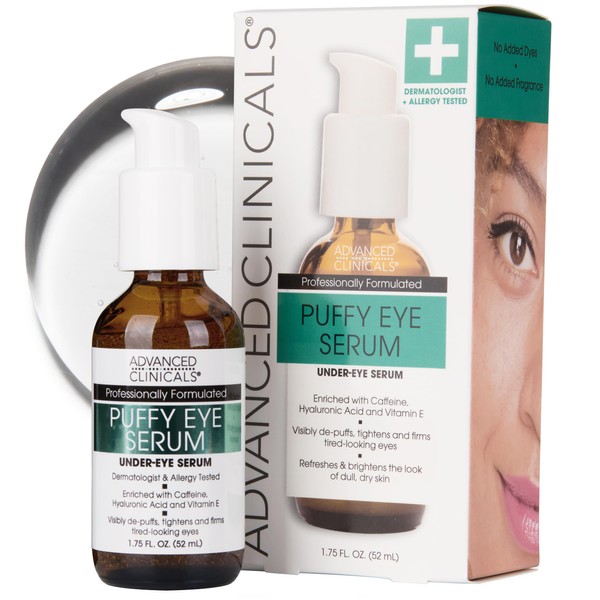 Advanced Clinicals Puffy Eye Under Eye Serum | Visible Anti