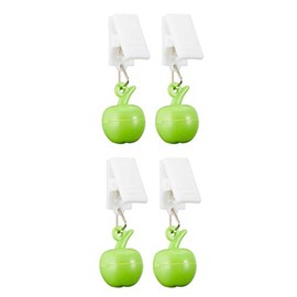 MIK funshopping Set of 4 tablecloth weights with clamping force, tablecloth weights, ideal for the laid table (apple)