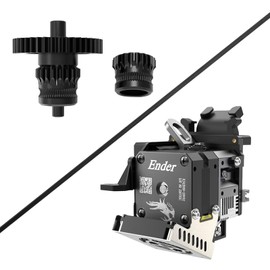 FYSETC Spriite Extruder Gear Upgrades - Ender 3 S1 Pro Hotend Replacement - Nano Coating Dual Drive Gear Bearing: Integraded Shaft POM Die Steel Filament Feed Extrusion Part CNC 3D Printer Accessory