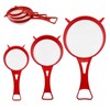 Zaphara Kitchen Strainer, Plastic Strainer Set, 3 Pieces, Fine Hair