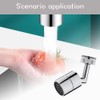Ttdesefu Universal Faucet Aerator All-Copper Faucets Faucet Extender Swivel Faucet