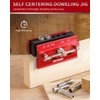 DAYDOOR 2.1" Self Centering Dowel Jig, Universal Capacity Doweling Jig