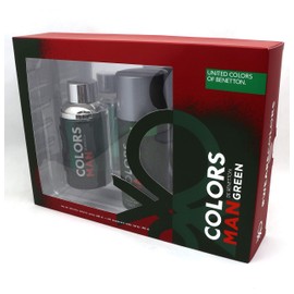 Benetton - Colors De Benetton Green - Edt Spray 3.4 Oz & Deodorant Spray 5.1 Oz