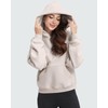 SPRUCE INT Womens Oversized Hoodies Long Sleeve Fleece Sweatshirts Pullover