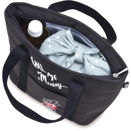 Thermos RFF-007DS BK Insulated Lunch Bag, 7L Mickey Black