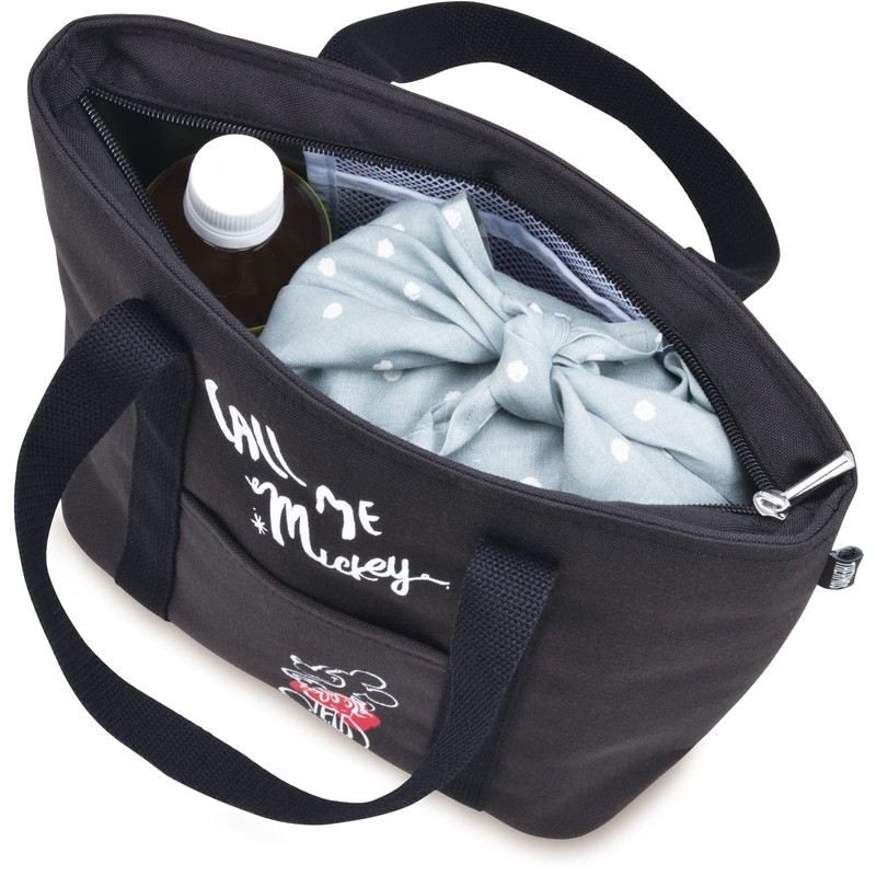 Thermos RFF-007DS BK Insulated Lunch Bag, 7L Mickey Black