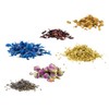 Kit 6 Edible Flowers - Pink, Hibiscus, Lavender, Orange Tree,