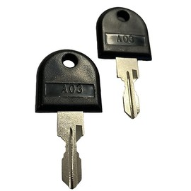 2 Keys for Yukon/Harbor Freight Toolboxes Codes A00-A23 SafeCo Brands (A00)