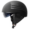 Torc T-59 Half Flag Helmet (Matte Black - XX-Large)