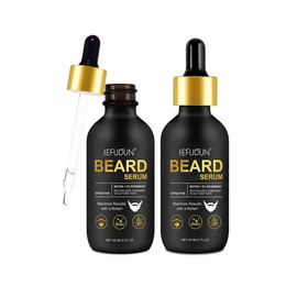 Sefudun Beard Serum for Men -  Natural Beard Serum with Biotin, Rosemary & Essential Beard Oil for Fuller, Thicker Facial Hair Enhancer 60ml / 2fl.oz - Specification: Beard Serum *2