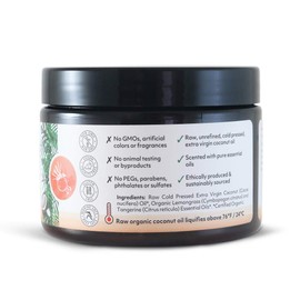 Organic Fiji Moisturizer, Lemongrass Tangerine, 12-Ounces