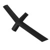 Cars Bow Tie Delete Insert, Black Front Grill Emblem Bow