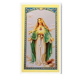 an Offering to Mary Prayer Card Blessed by Pope Francis