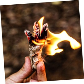 SUPVOX 2sets Outdoor Fire Starter Rope Easy to Use Camping Wick for Hiking 5pcs*2