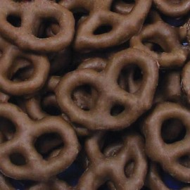 Unbranded Bulk Dark Chocolate Covered Pretzels (select size below) - 10 lb.