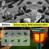 Mole Repellent Solar Powered for lawns Gopher Repellent Ultrasonic Snake
