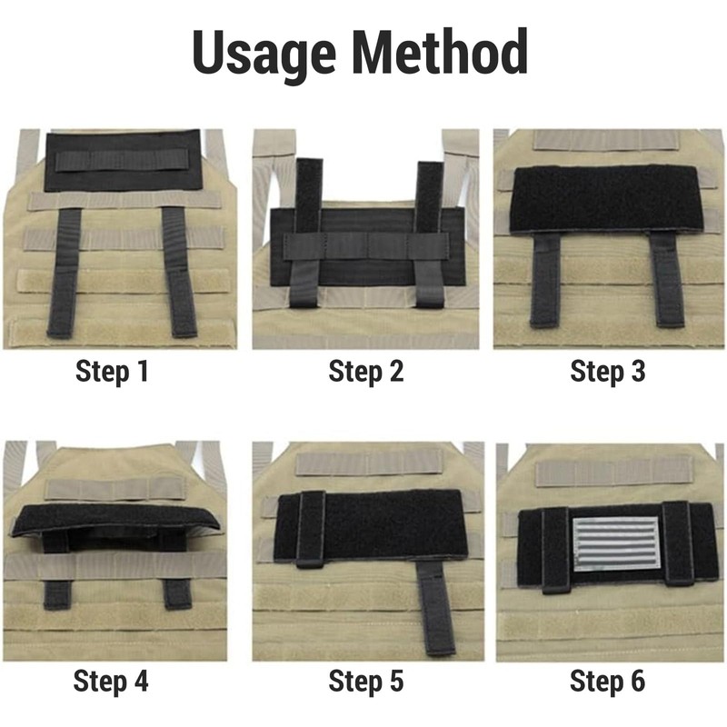 Molle Patch Panel, Tactical Morale Velcro Patches Board Holder, Badge
