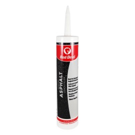 Red Devil 0637 Asphalt Crack Filler Sealant, Driveway Sealer, Acrylic,