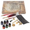 Feather Pen Set European Style British Retro Lacquer Stamp Dipped