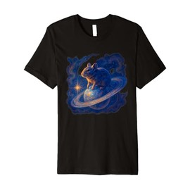 Galaxy Degu Planet Saturn Fantasy Premium T-Shirt