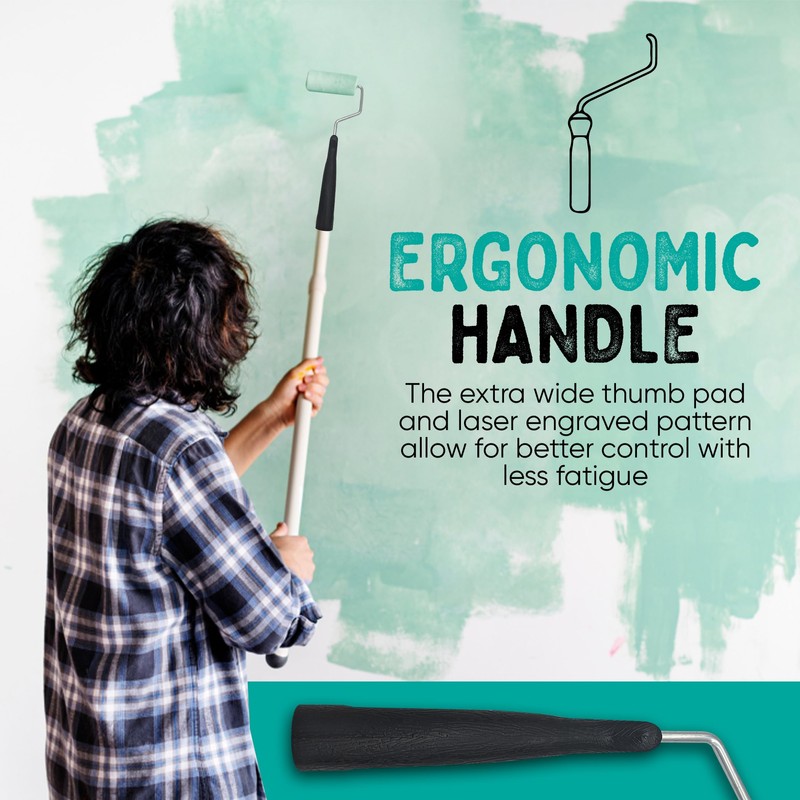 Unvert Paint Roller Frame, for Walls, Ceiling on All Surfaces