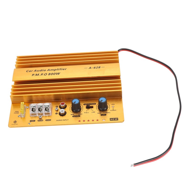 Car Amplifier Board 800W High Power Aluminum Alloy Powerful Bass