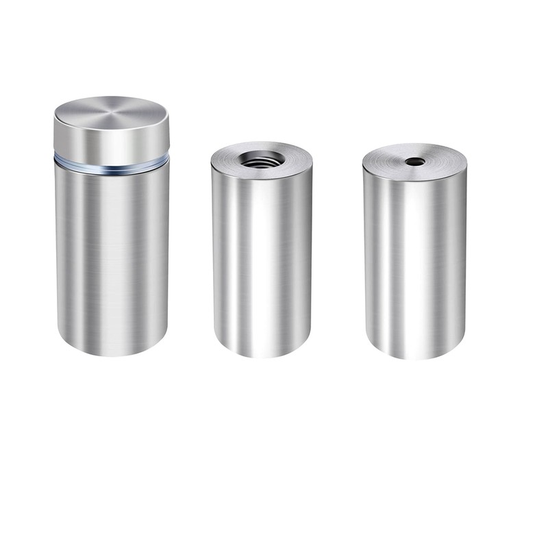 Osring 1 x 2-2/5 Inch Sign Standoff Screws Hardware, Stainless